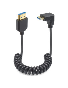 Cable HDMI 2.1 Duttek Mini HDMI a HDMI 8K 1.2M 90 Grados