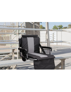 Silla Plegable de Estadio Let's Camp con Porta Vasos y Cojín 2