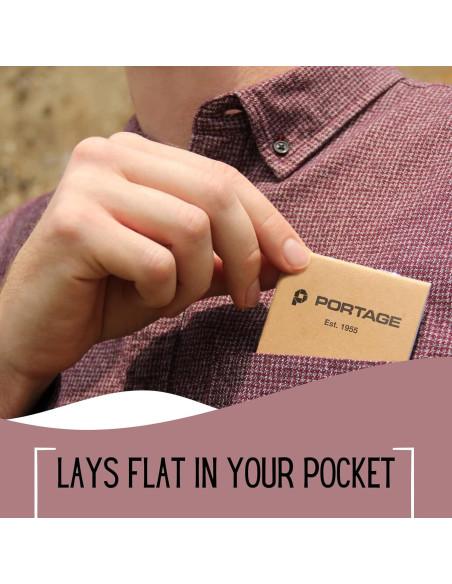 Cuaderno de Campo Portage Táctico Paquete de 6 - 64 Páginas