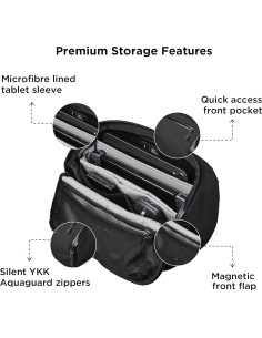 Pouch ALPAKA Vertex Negro con Correa Magnética 3 en 1 2