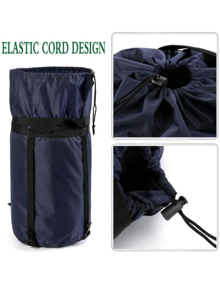 Saco de Compresión Borogo 46L Impermeable 2 Piezas Azul