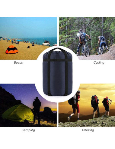 Saco de Compresión Borogo 46L Impermeable 2 Piezas Azul