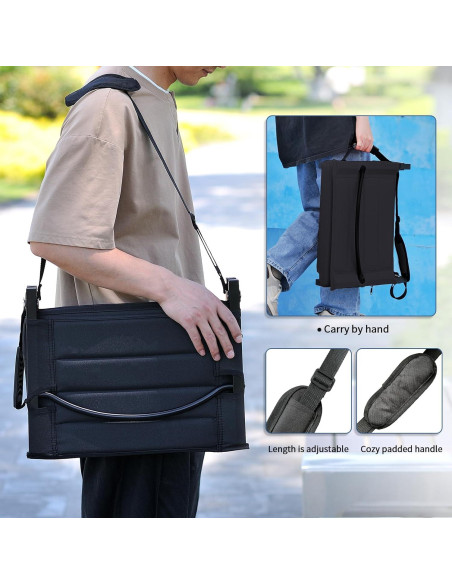 Silla Plegable Portátil ZOTORUN ZR8001 con Respaldo Negro Silla Plegable Portátil ZOTORUN ZR8001 con Respaldo Negro