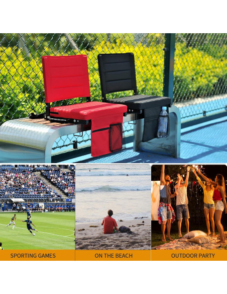 Silla Plegable Portátil ZOTORUN ZR8001 con Respaldo Negro Silla Plegable Portátil ZOTORUN ZR8001 con Respaldo Negro