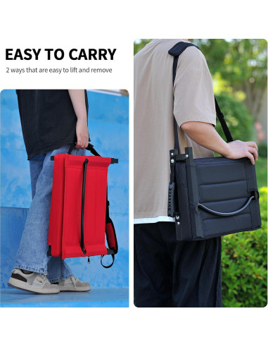 Silla Plegable Portátil ZOTORUN ZR8001 con Respaldo Negro