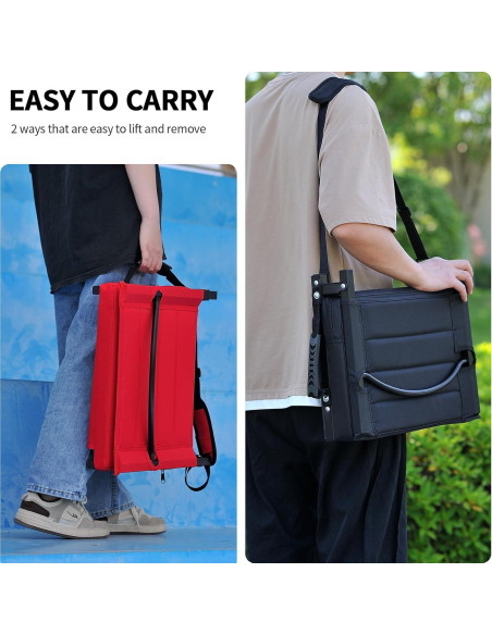 Silla Plegable Portátil ZOTORUN ZR8001 con Respaldo Negro Silla Plegable Portátil ZOTORUN ZR8001 con Respaldo Negro