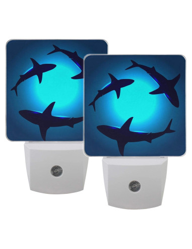 Conjunto de 2 luces nocturnas LED Naanle con sensor automático