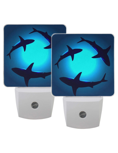 Conjunto de 2 luces nocturnas LED Naanle con sensor automático