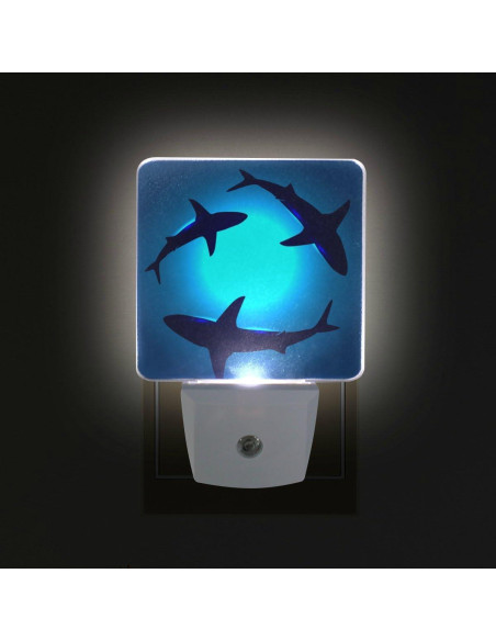 Conjunto de 2 luces nocturnas LED Naanle con sensor automático