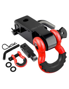 Receptor de Enganche AUTOBOTS 2" 20,411 Kg Rojo y Negro