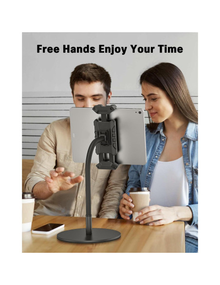 Soporte Ajustable para Tablet JUBOR con Cuello de Cisne 360