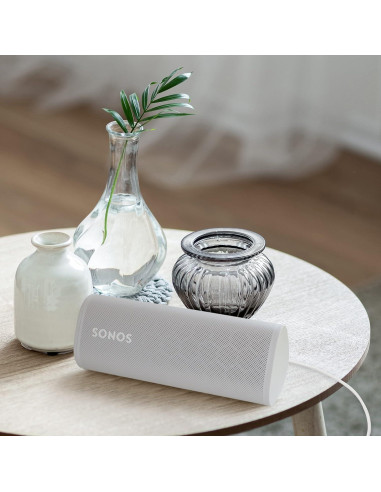 Cable de Alimentación Vebner para Altavoces Sonos Roam Blanco