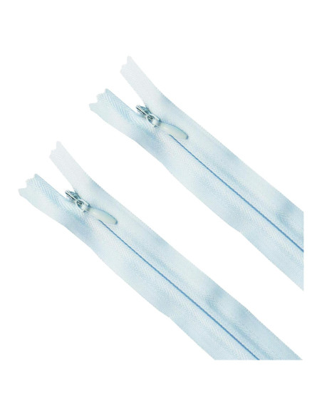 Cremalleras Invisibles Nailon Buscando ROAM 45.72 cm Azul Claro - 2 Piezas