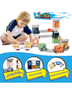 Juego de Canicas Magnéticas Keefun 41 Piezas STEM para Niños 2