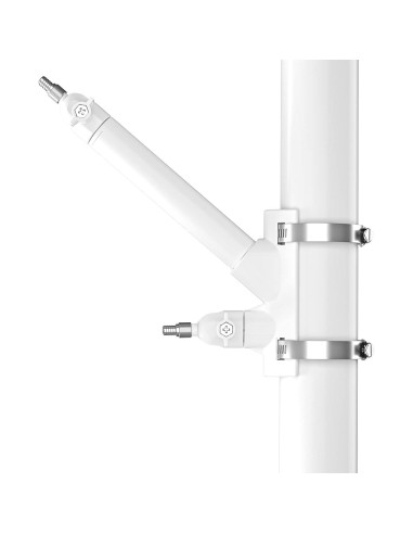 Soporte de Montaje en Poste HOLACA para Panel Solar Arlo - Blanco