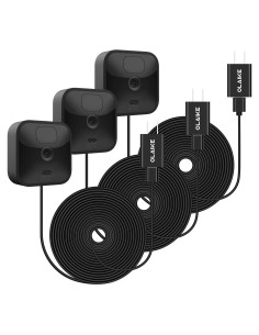 Cables de Carga Micro USB OLAIKE 3x26ft/8m para Cámara Blink