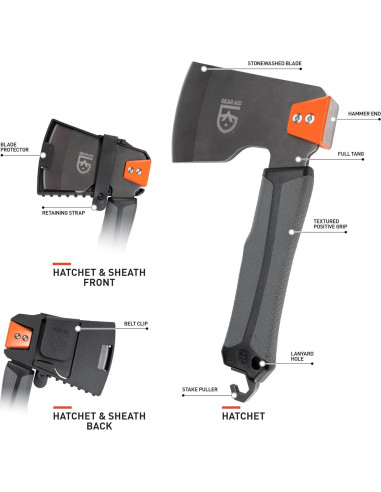 Hacha de Campamento GEAR AID Balta - Acero Inoxidable, 0.62 kg