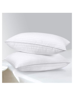 HOMELAB Almohadas Estándar 2 Pack Algodón 100% Transpirable