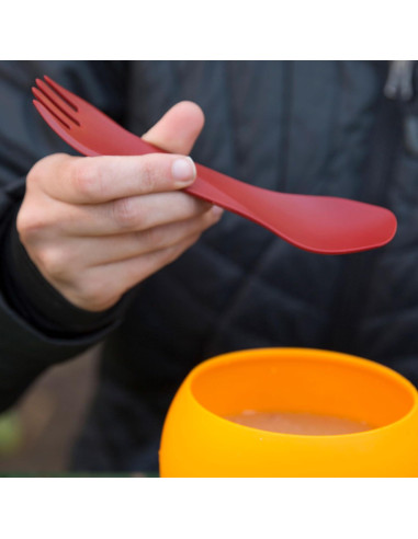 Utensilio de Viaje humangear GoBites Uno Titanio Negro 24.9g