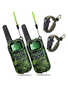 Walkie Talkies para Niños T-8 Verde - 3 KM, 22 Canales