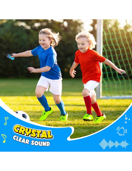 Walkie Talkies WisHouse M9 Recargables para Niños 2 Paquete