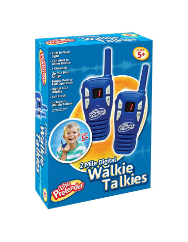 Paquete de 2 Walkie Talkies para Niños Little Pretender 3 Canales