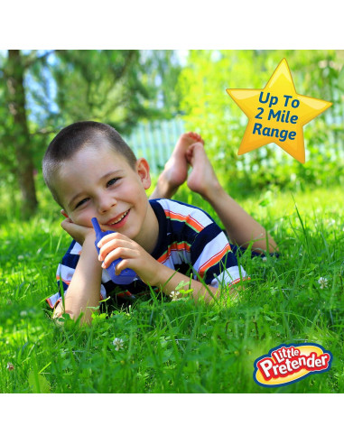 Paquete de 2 Walkie Talkies para Niños Little Pretender 3 Canales