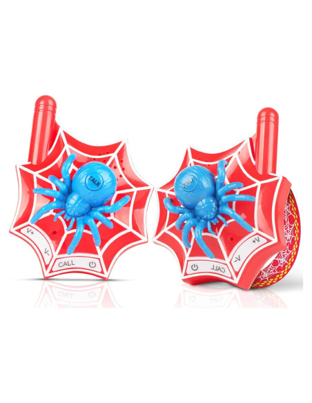 Walkie Talkies para Niños Qichuang MQ-21B Rango 914m Rojo