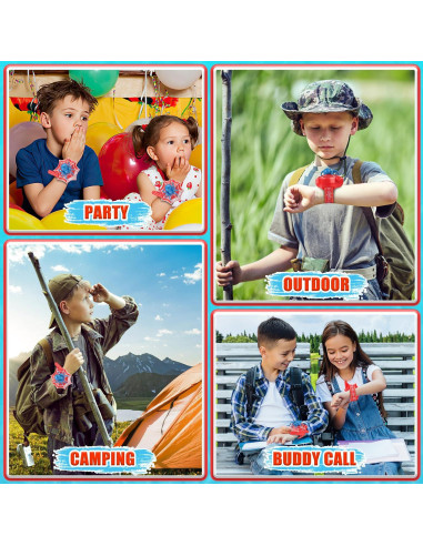 Walkie Talkies para Niños Qichuang MQ-21B Rango 914m Rojo