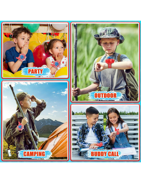 Walkie Talkies para Niños Qichuang MQ-21B Rango 914m Rojo