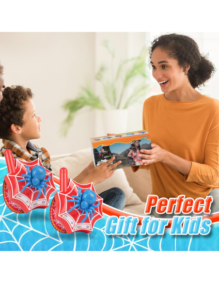 Walkie Talkies para Niños Qichuang MQ-21B Rango 914m Rojo