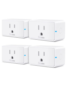 Enchufe Inteligente Govee H5080 15A WiFi Bluetooth Paquete de 4