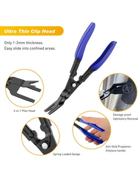 Juego de Herramientas para Retirar Molduras GOOACC GRC-49 19 Piezas