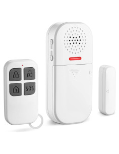 Alarma de Puerta Inalámbrica WSDCAM 130dB con Control Remoto