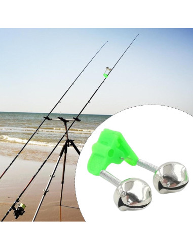 5 Campanas de Pesca Qintreesify con Doble Alerta Verde
