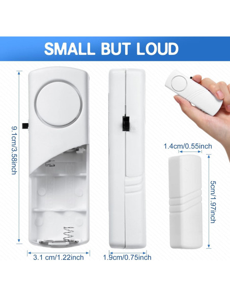Youyole 16 Alarmas Inalámbricas para Puertas y Ventanas