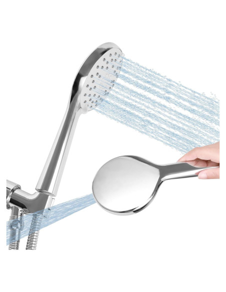 Cabezal de Ducha Rotorli Alta Presión con Manguera 152.4 cm