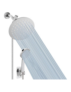 Cabezal de Ducha NearMoon 8" Acero Inoxidable Cromo 5 Modos