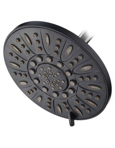 Cabezal de Ducha de Lluvia AquaDance 7" Bronce Aceitado 6 Modos