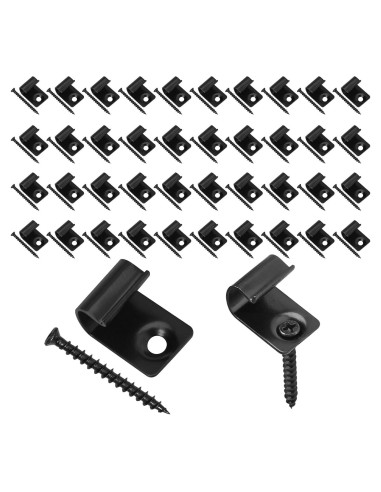 Clips de Decking Inoxidable DUZFOREI 40 Unidades para Instalación