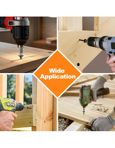 Tornillos para Deck FMhotu 3.2cm 500Pcs Resistente Oxidación