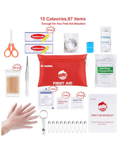 Kit de Primeros Auxilios QIO CHUANG 87 Piezas Portátil 140g 2
