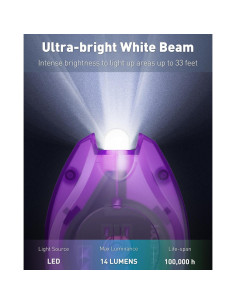 Paquete de 10 Linternas LED de Llavero Uniclife - 14 Lúmenes 2