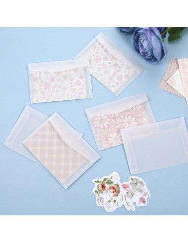 50 Sobres Transparentes Auto-Cerrables FdcZeyxior 10x7 cm