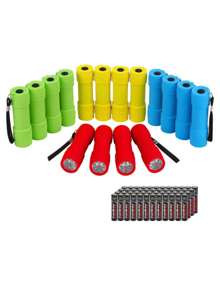 Conjunto de 16 Linternas LED Mini EverBrite - 4 Colores