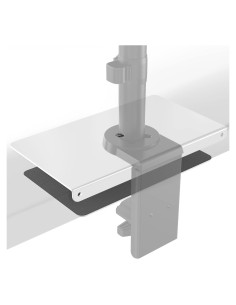 Soporte de Monitor WALI CGRP-W con Abrazadera en C, Acero Blanco