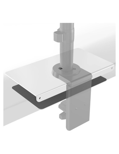 Soporte de Monitor WALI CGRP-W con Abrazadera en C, Acero Blanco
