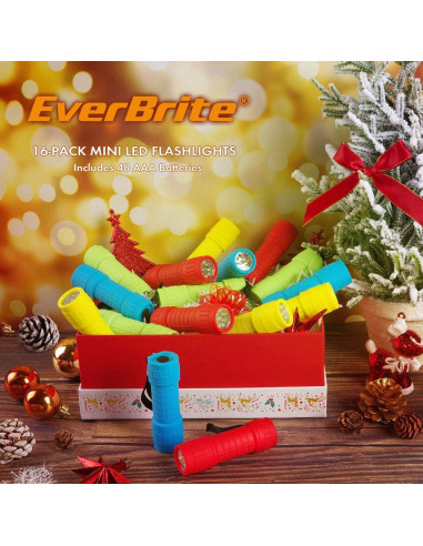 Conjunto de 16 Linternas LED Mini EverBrite - 4 Colores