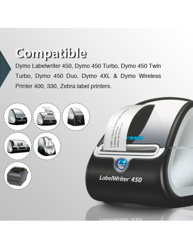 Etiquetas de Dirección de Devolución BETCKEY 25mm x 54mm - 28 Rollos