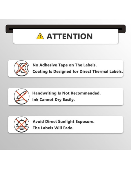 Etiquetas de Dirección de Devolución BETCKEY 25mm x 54mm - 28 Rollos